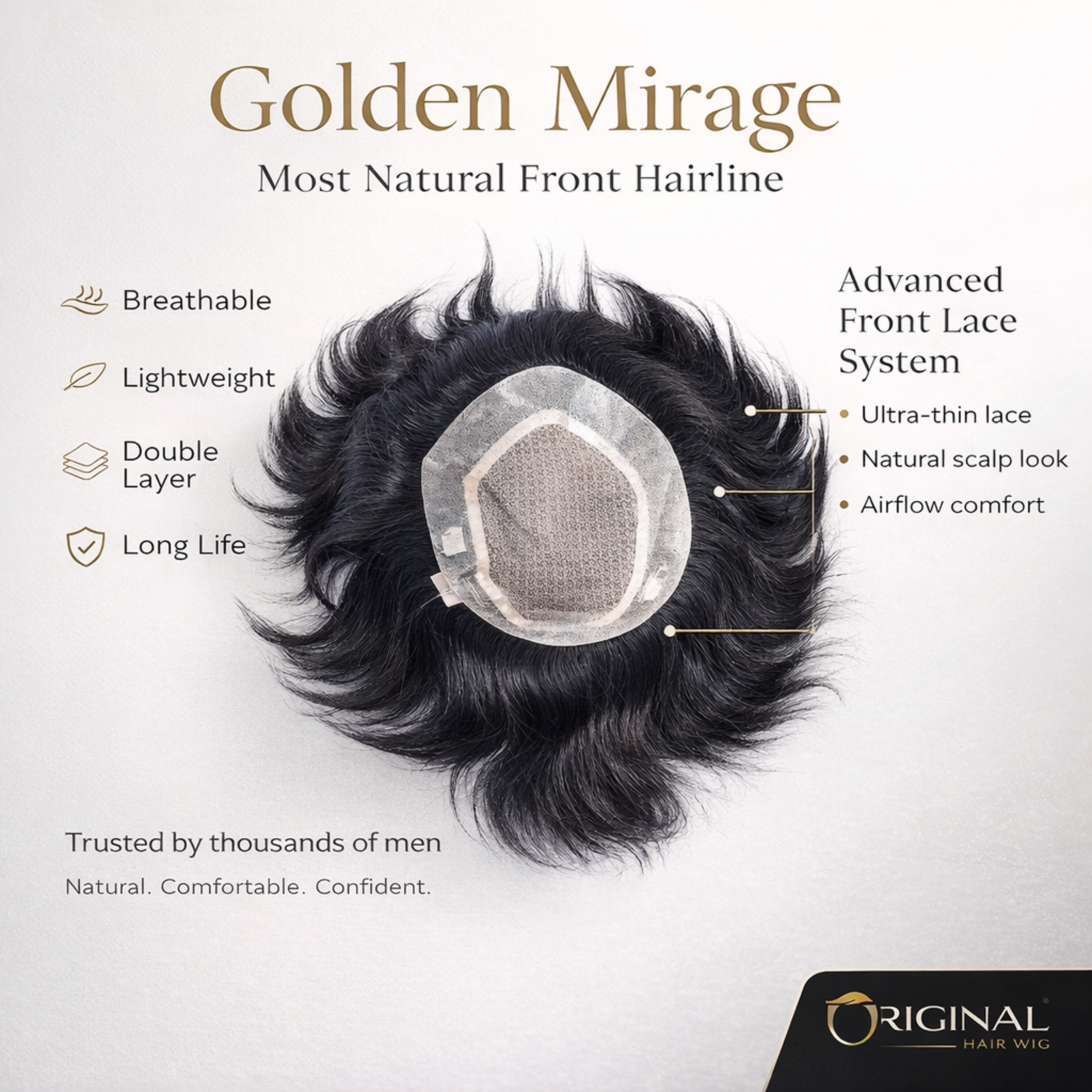 Golden Mirage Wig