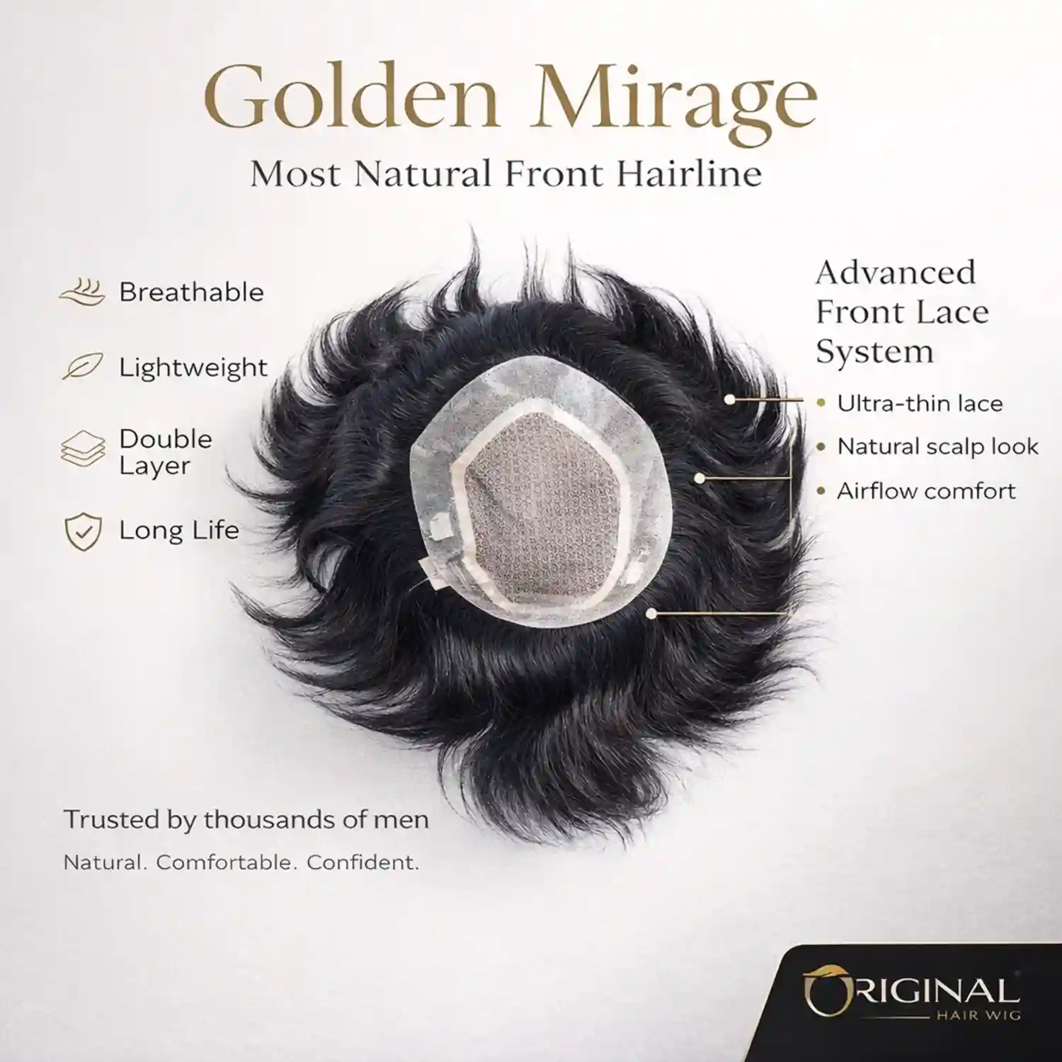 Golden Mirage Wig